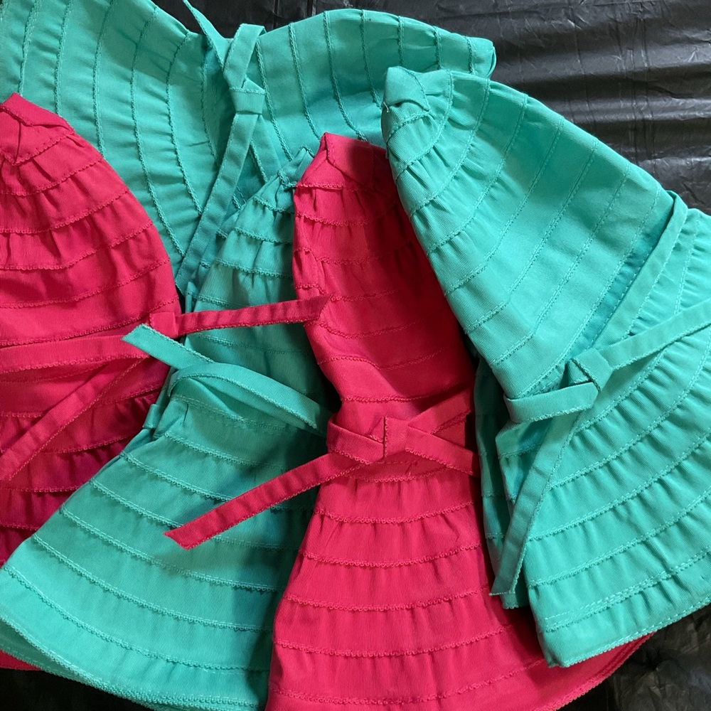 Elegant Hot Pink (or) Turquoise “San Diego Hat Company” Gross Grain Ribbon 🎀 Hat